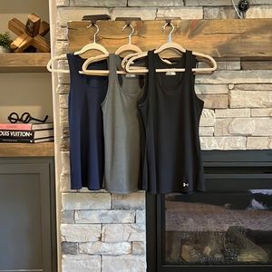6 Under Armour Tanks